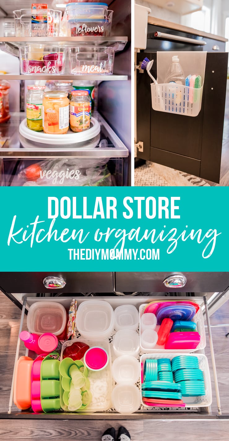Organize Your Kitchen with these 6 Dollar Store Items | The DIY Mommy
